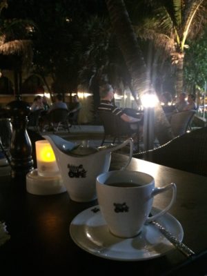 Coffee at the night